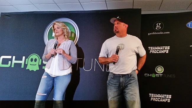 Garth Brooks and Tricia Yearwood press conference and interviews at T-Mobile Arena